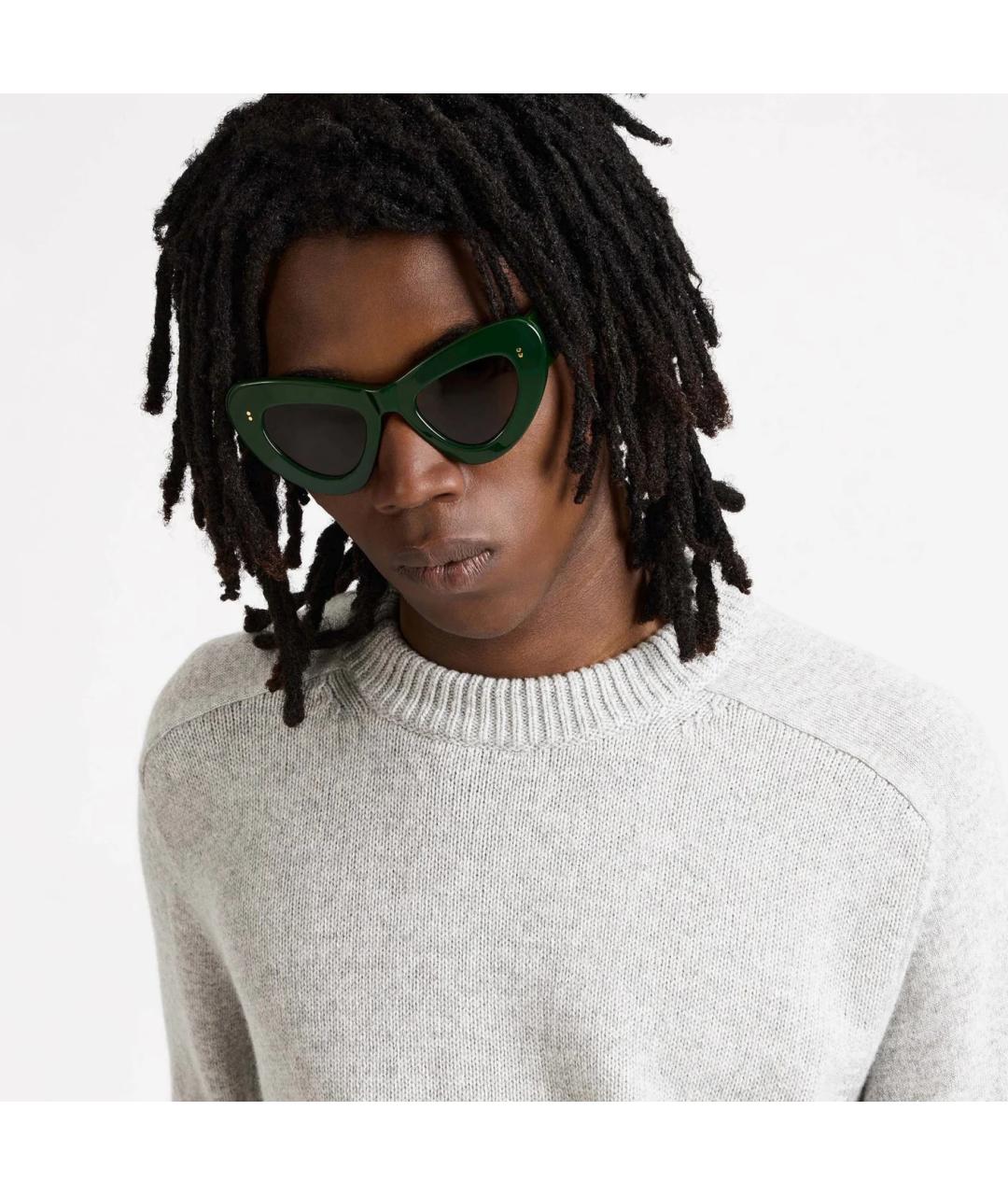 J.W.ANDERSON Зеленые пластиковые солнцезащитные очки, фото 2