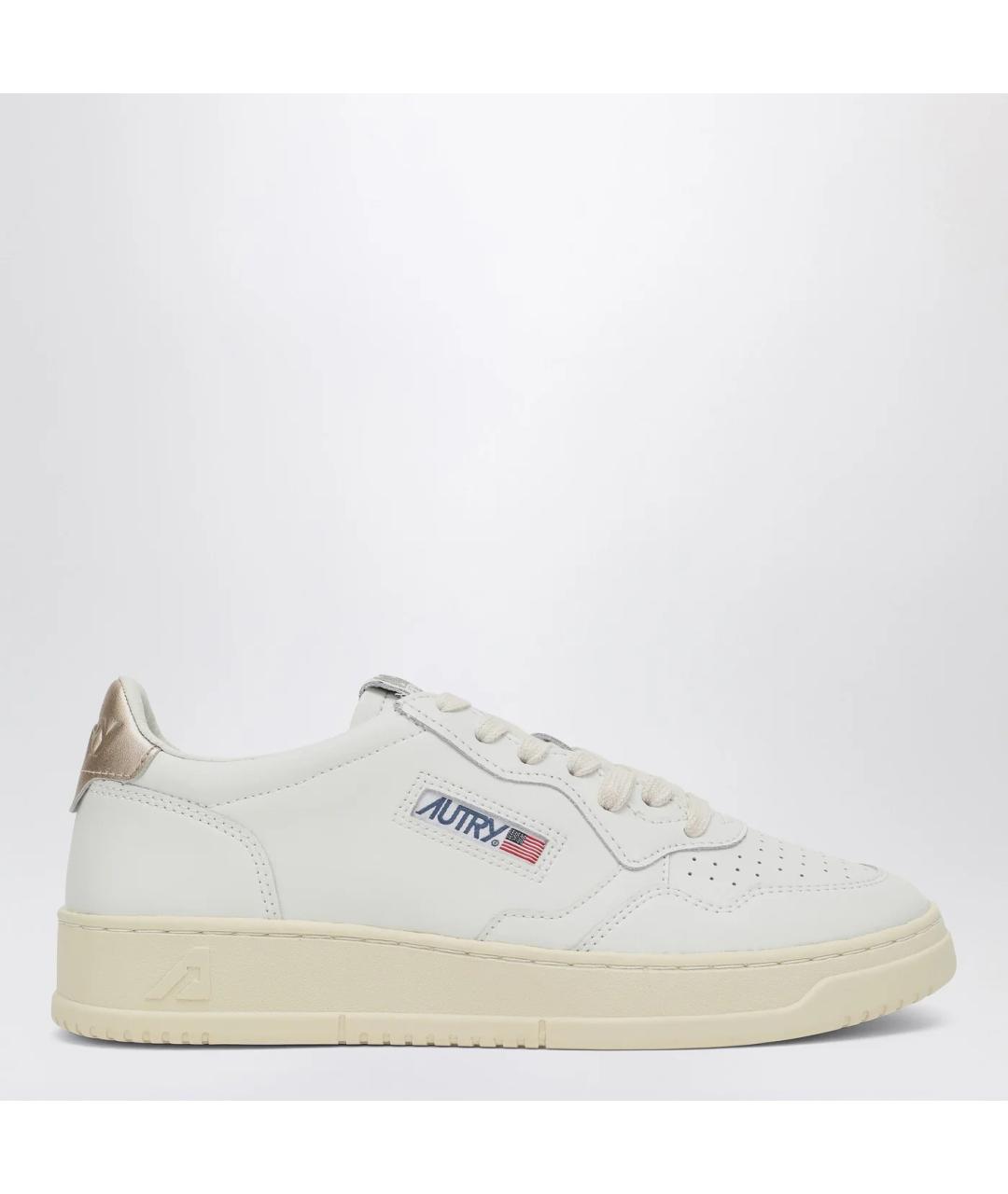 AUTRY Белые кожаные кроссовки, фото 3