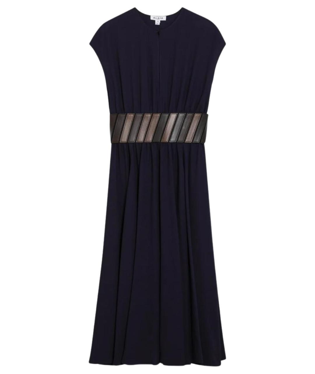 ALAIA Фиолетовое шерстяное платье, фото 1