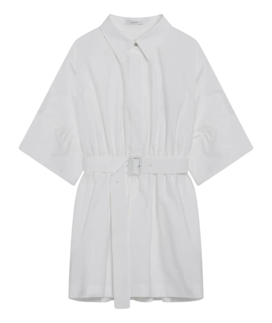 GIVENCHY Белое хлопковое повседневное платье, фото 1