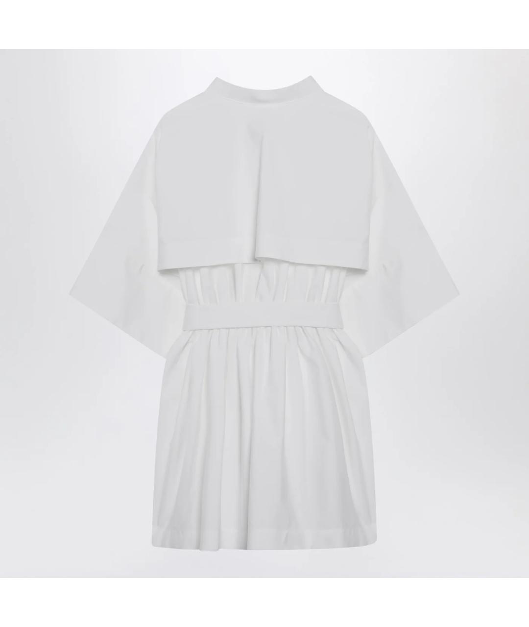 GIVENCHY Белое хлопковое повседневное платье, фото 2