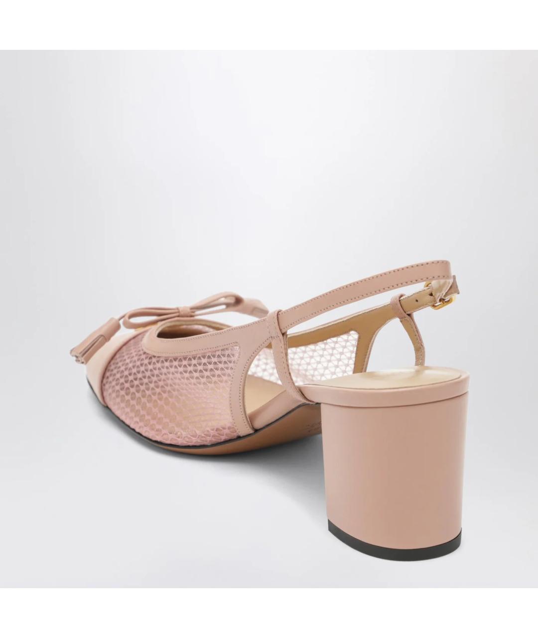 VALENTINO Розовые кожаные туфли, фото 2