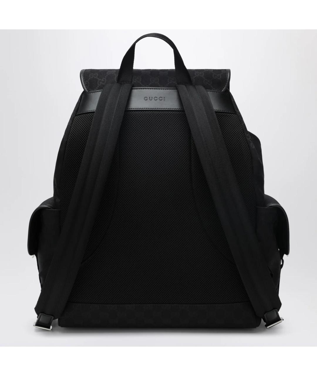 GUCCI Черный хлопковый рюкзак, фото 2