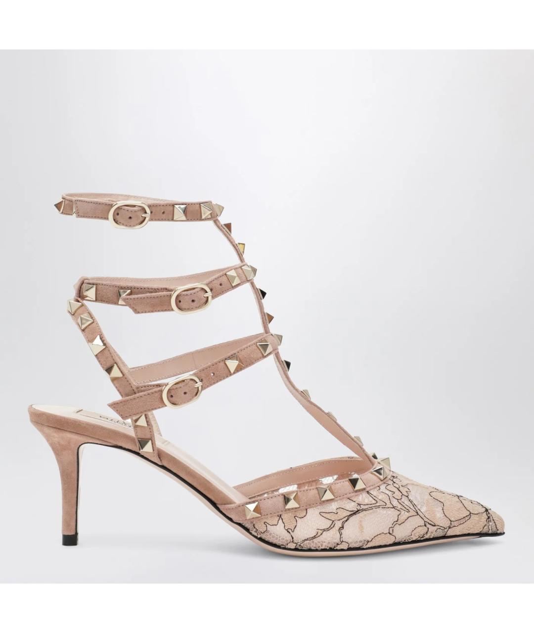 VALENTINO Розовые замшевые туфли, фото 3