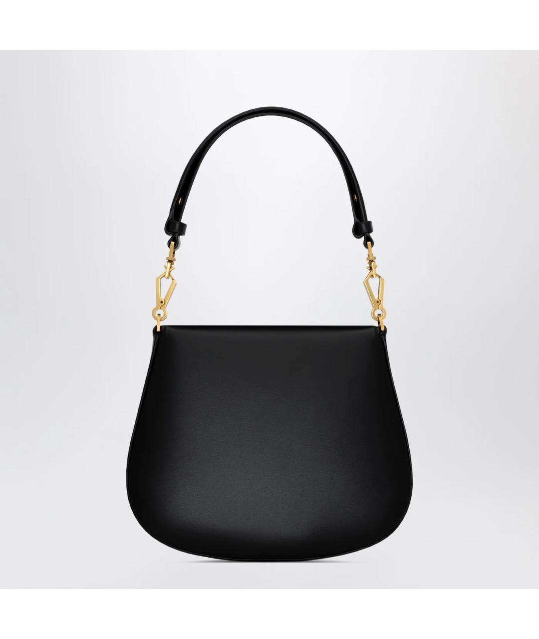 SAINT LAURENT Черная кожаная сумка через плечо, фото 2