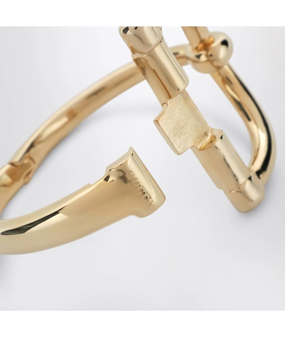 GUCCI Золотой металлический браслет, фото 2
