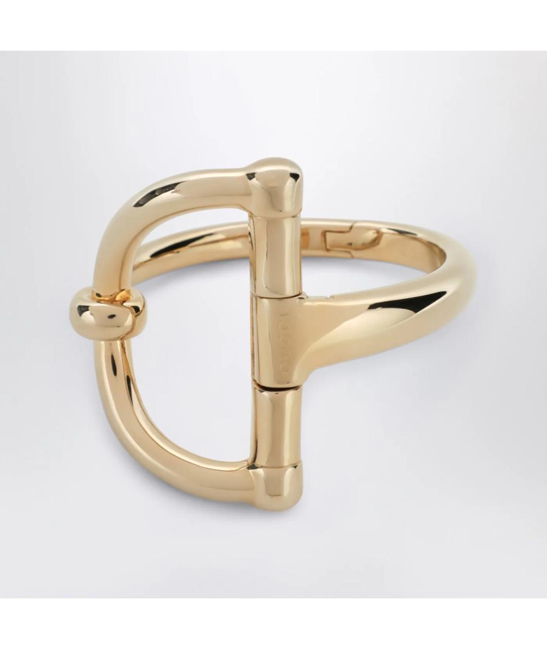 GUCCI Золотой металлический браслет, фото 3