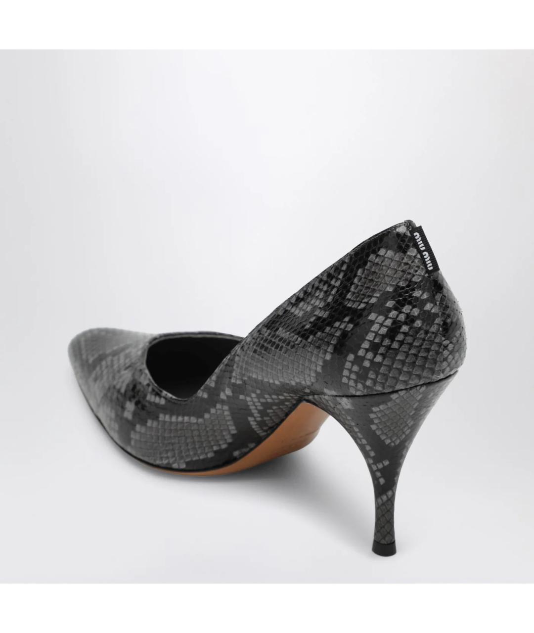 MIU MIU Мульти кожаные туфли, фото 2