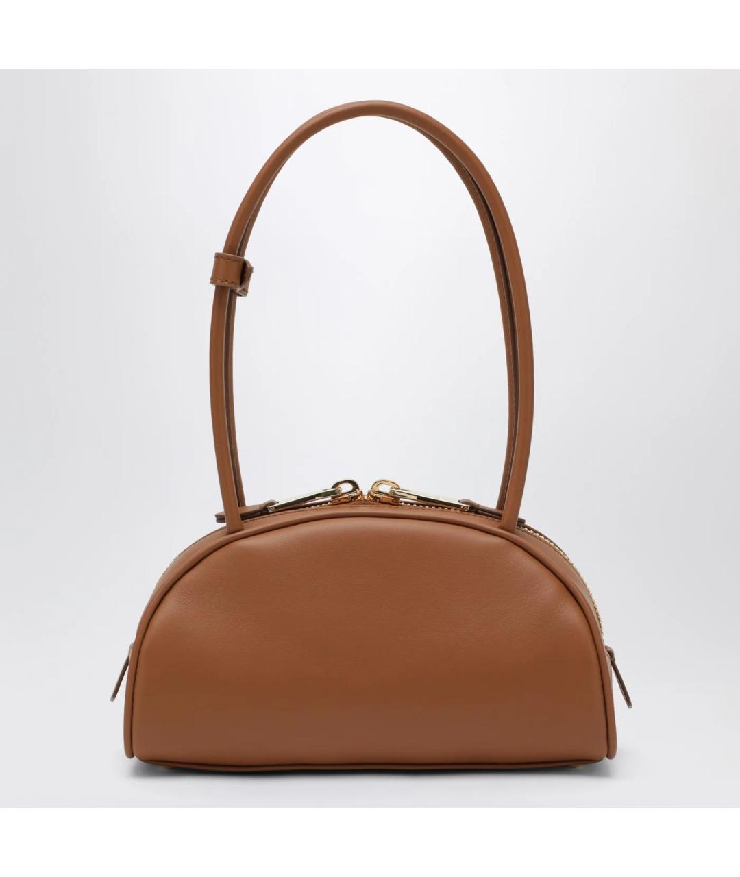 MIU MIU Коричневая кожаная сумка через плечо, фото 2