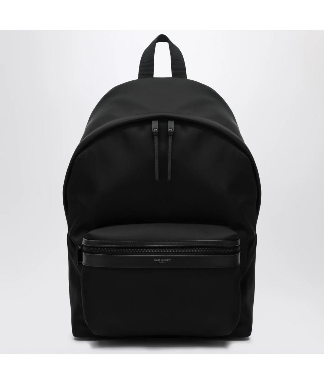 SAINT LAURENT Черный тканевый рюкзак, фото 3