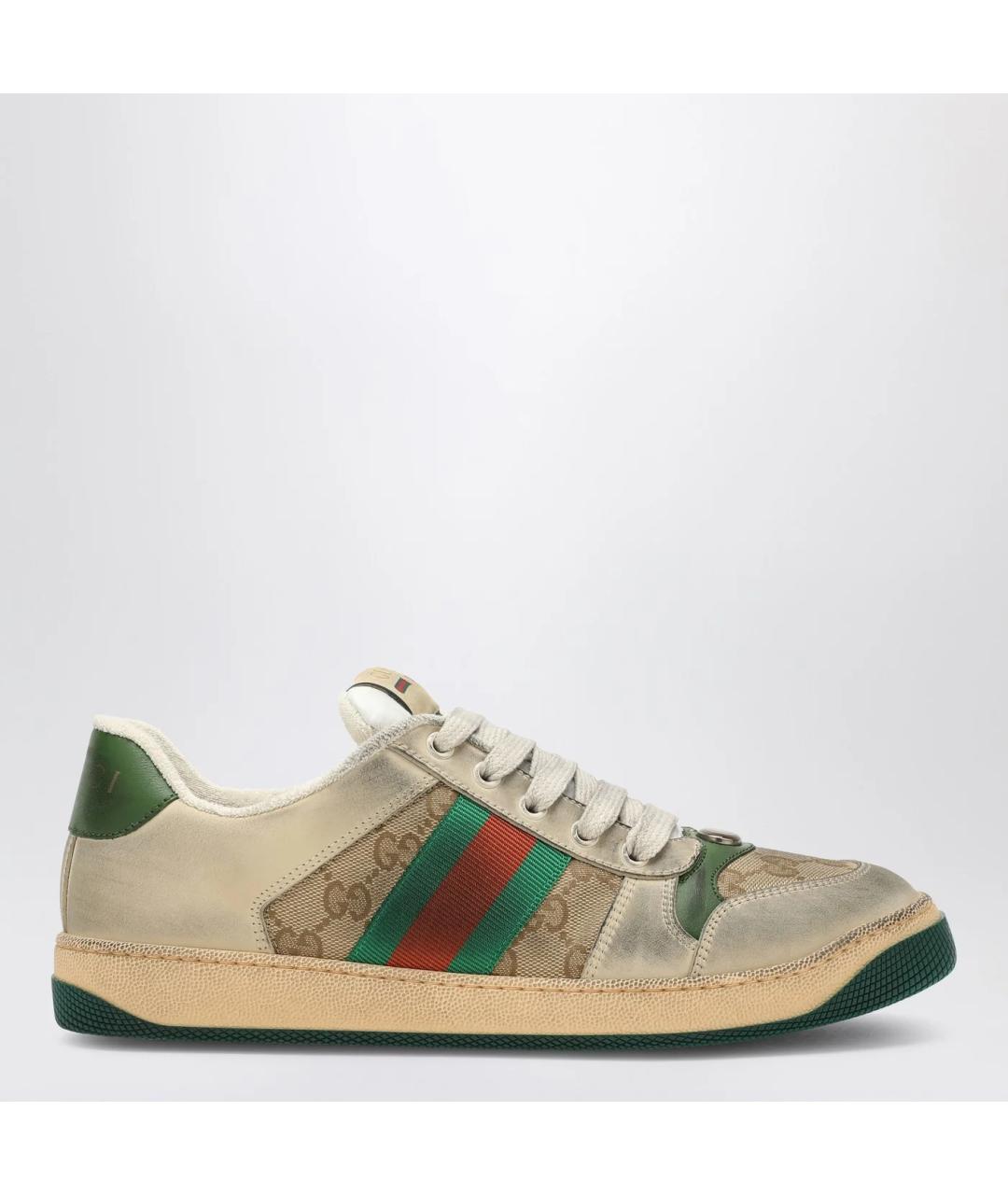 GUCCI Мульти текстильные кроссовки, фото 3