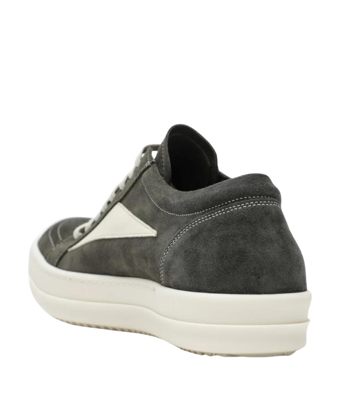 RICK OWENS Мульти замшевые низкие кроссовки / кеды, фото 2