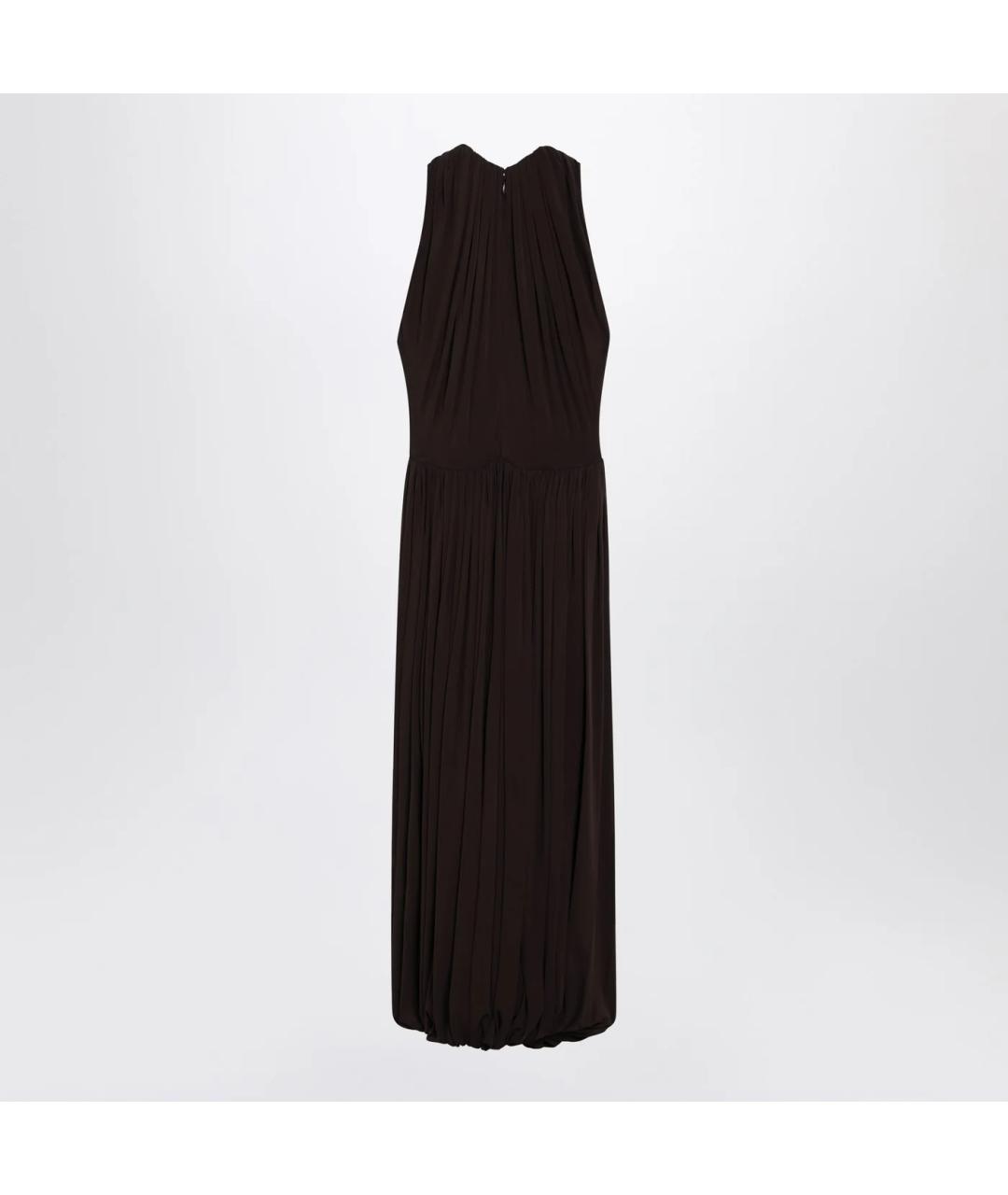 ALAIA Коричневое хлопковое платье, фото 2