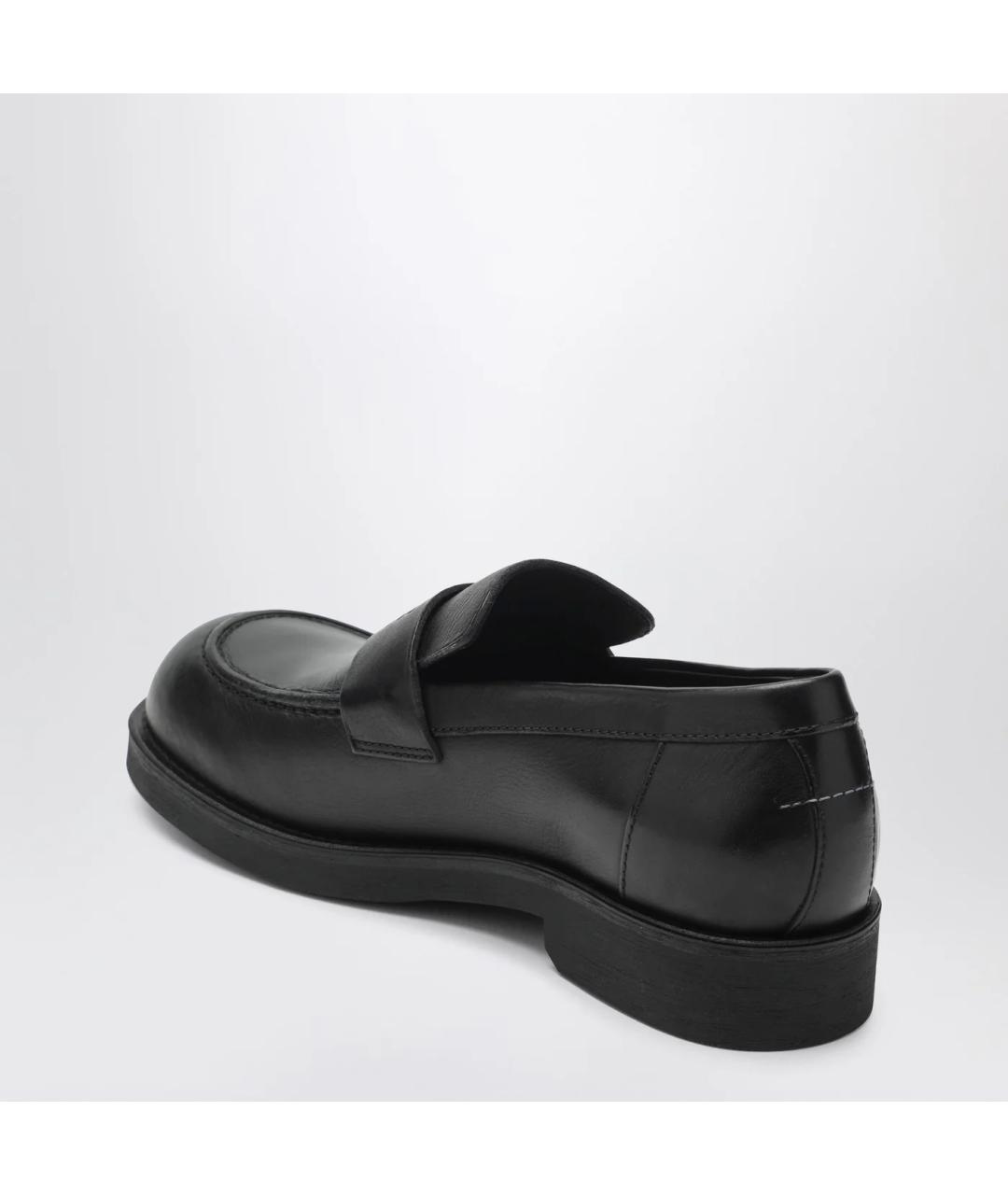 MM6 MAISON MARGIELA Черные кожаные лоферы, фото 2