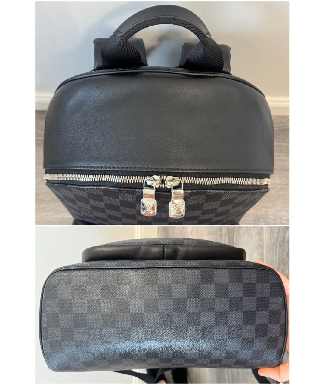 LOUIS VUITTON Черный рюкзак, фото 4