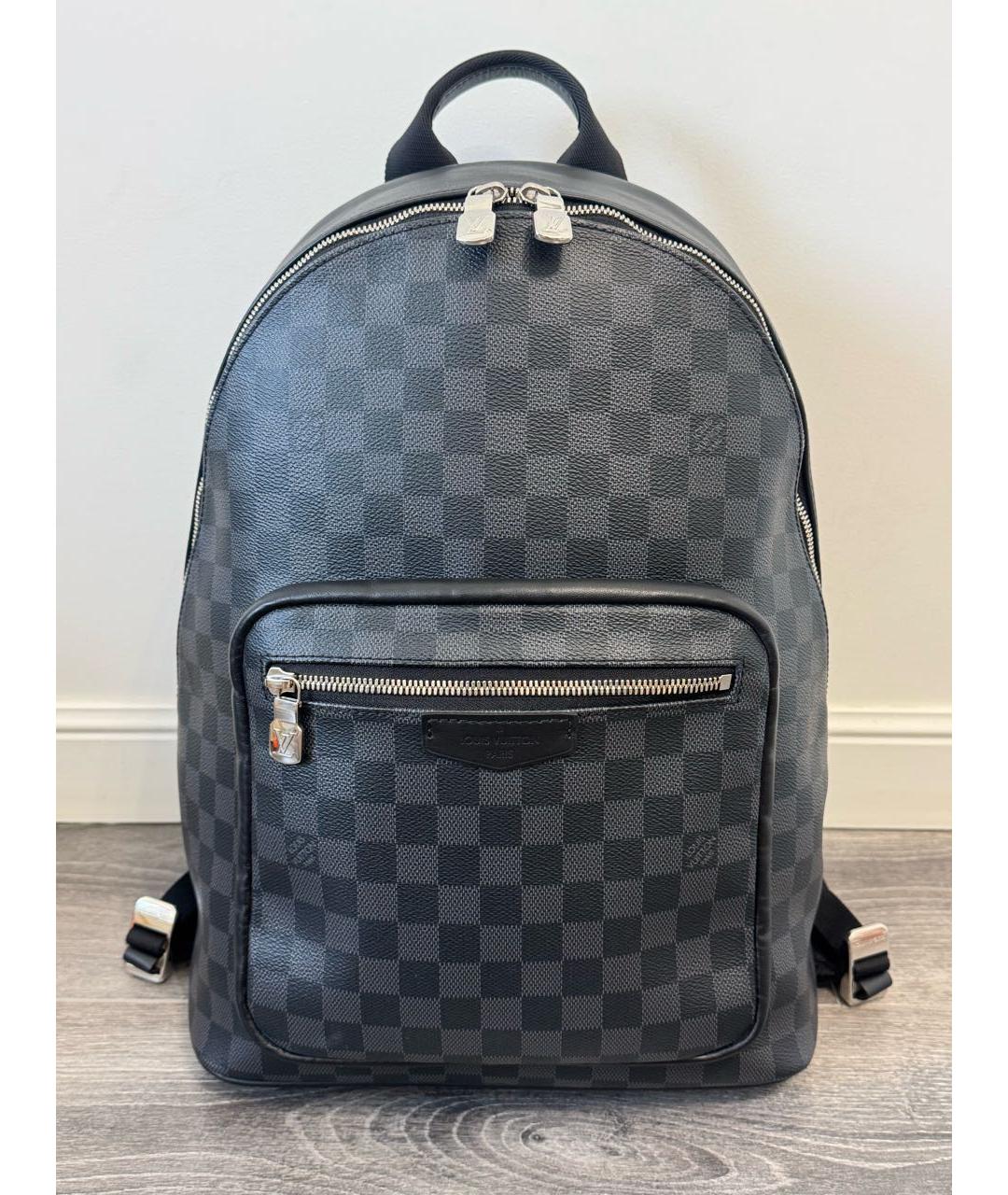 LOUIS VUITTON Черный рюкзак, фото 9