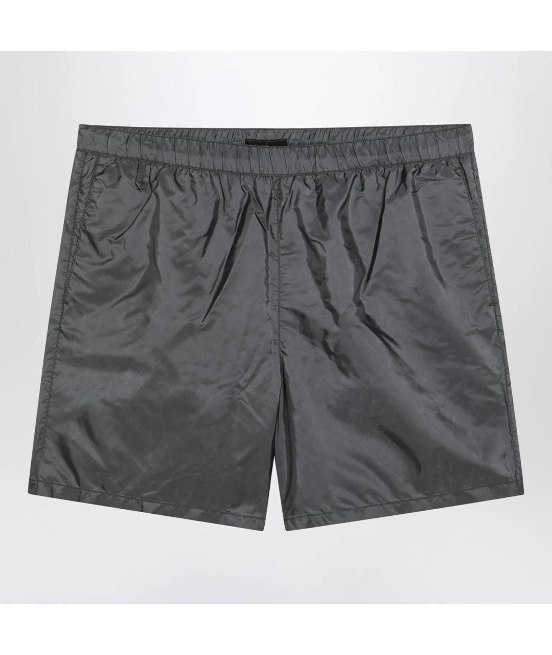PRADA Серые полиамидовые шорты, фото 3