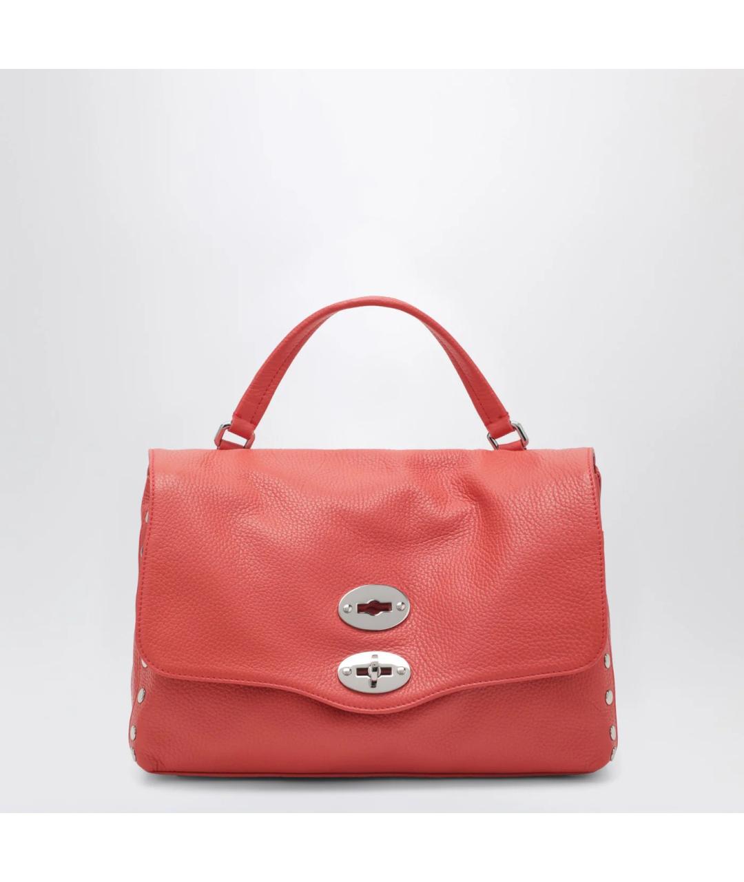 ZANELLATO Красная кожаная сумка тоут, фото 3