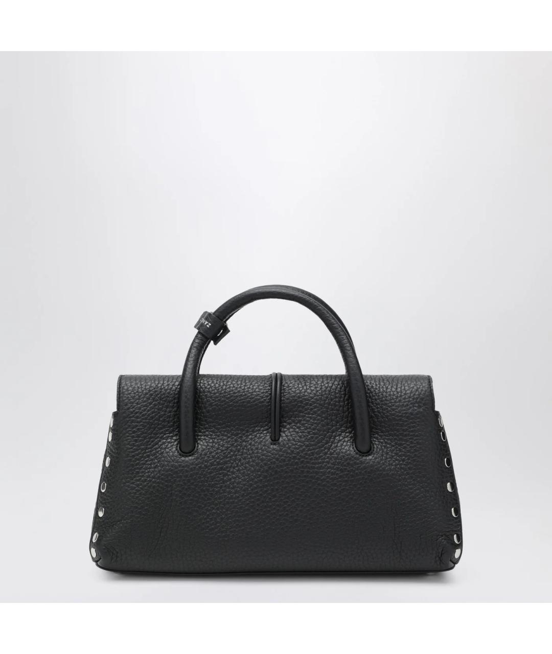 ZANELLATO Черная кожаная сумка через плечо, фото 2