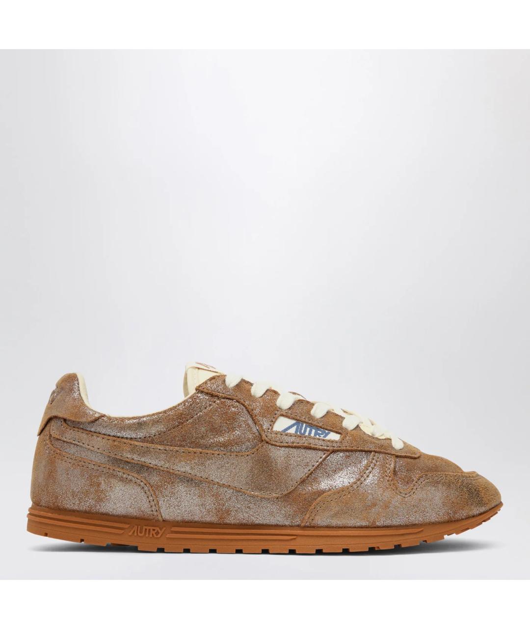 AUTRY Коричневые замшевые кроссовки, фото 3