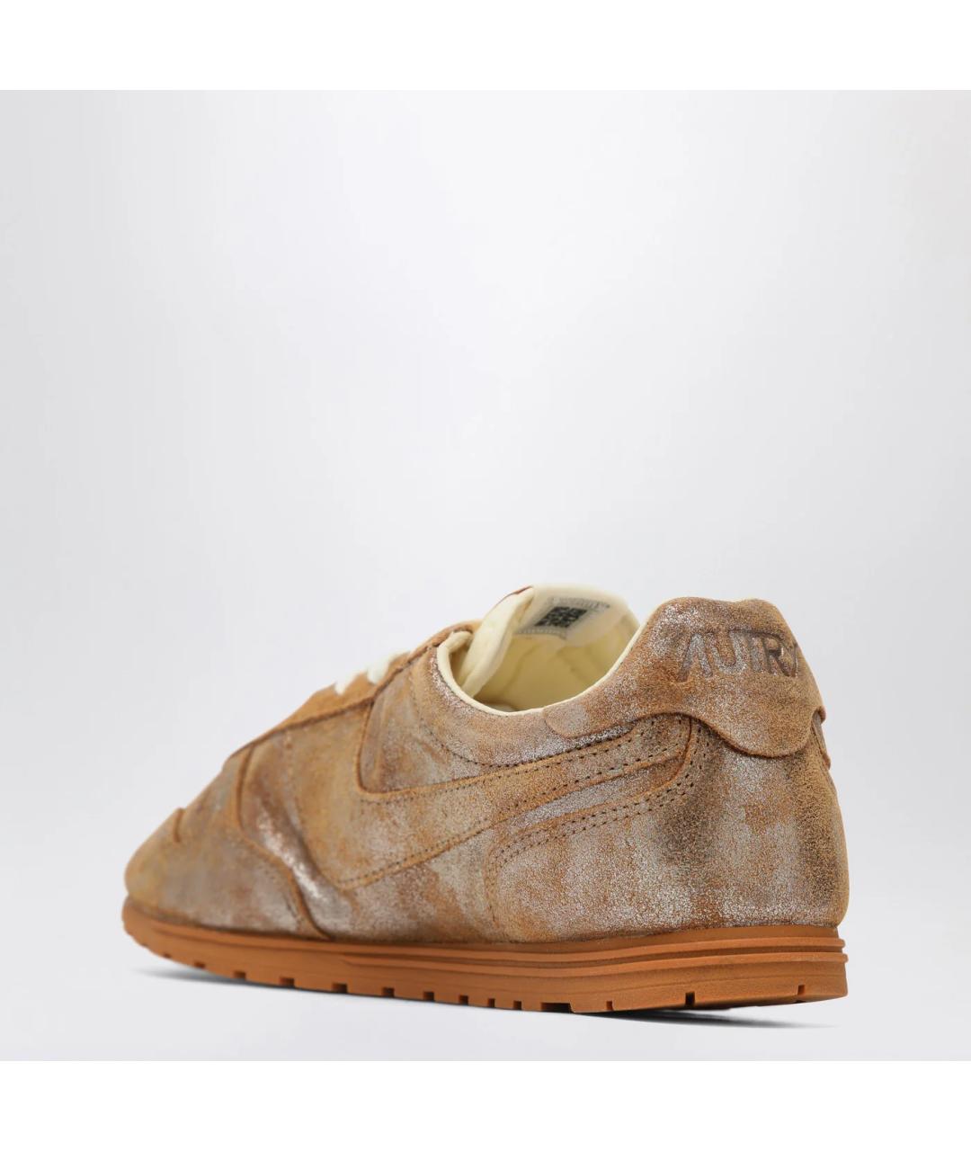 AUTRY Коричневые замшевые кроссовки, фото 2