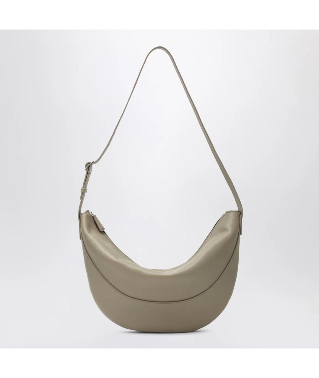 THE ROW Бежевая кожаная сумка через плечо, фото 3