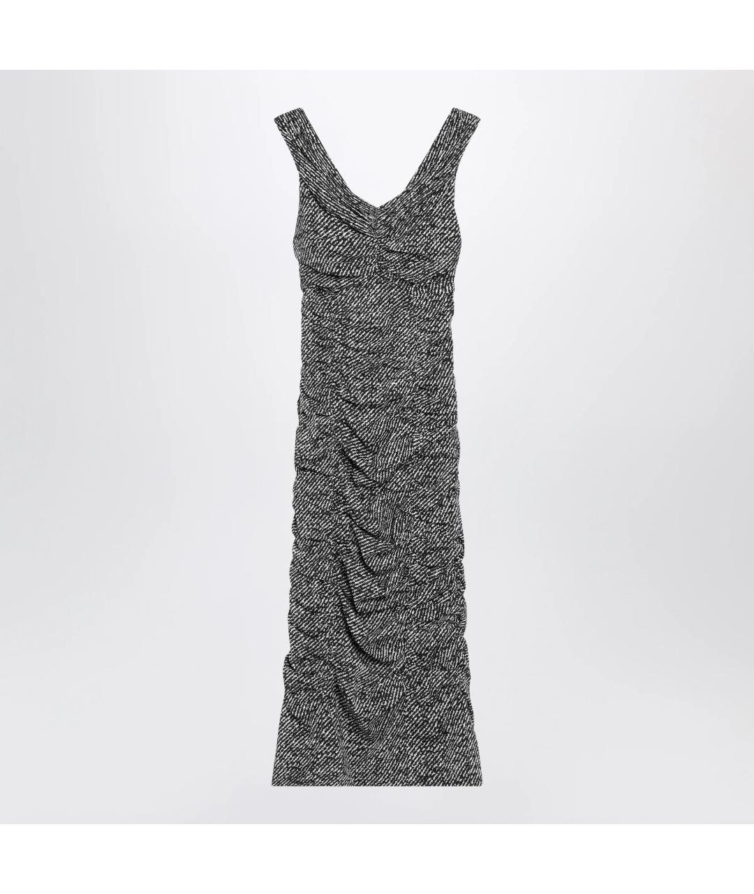 DOLCE&GABBANA Мульти шелковое коктейльное платье, фото 3