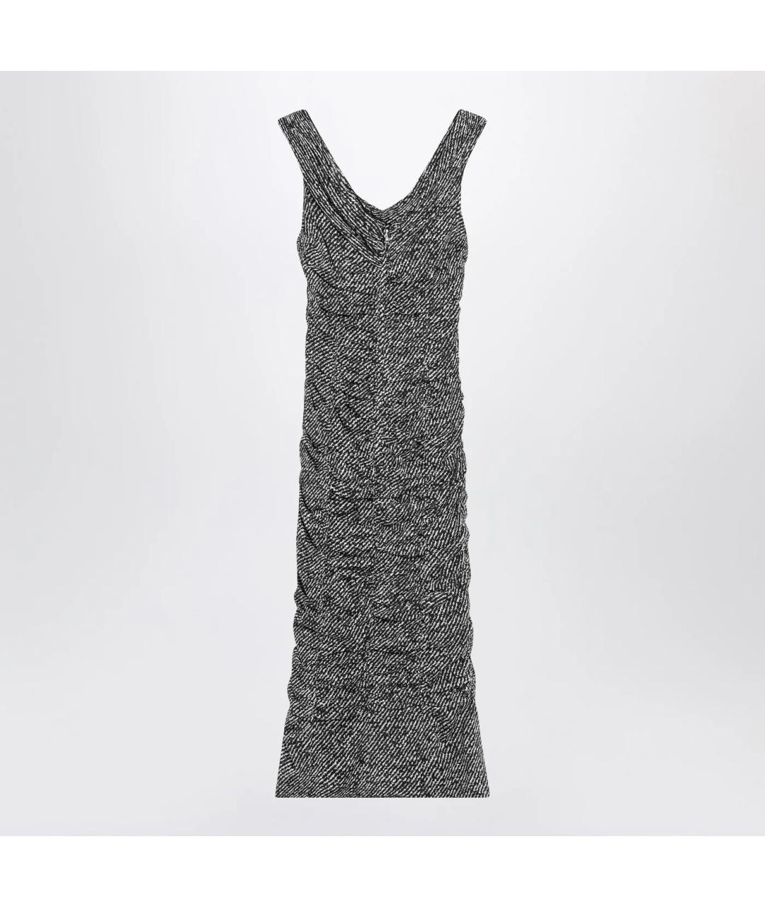 DOLCE&GABBANA Мульти шелковое коктейльное платье, фото 2