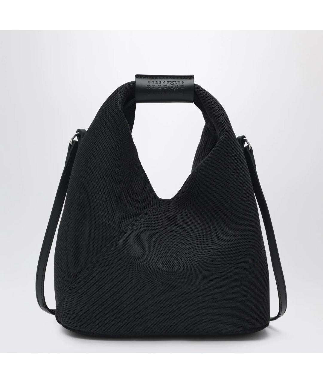 MM6 MAISON MARGIELA Черная синтетическая сумка тоут, фото 3