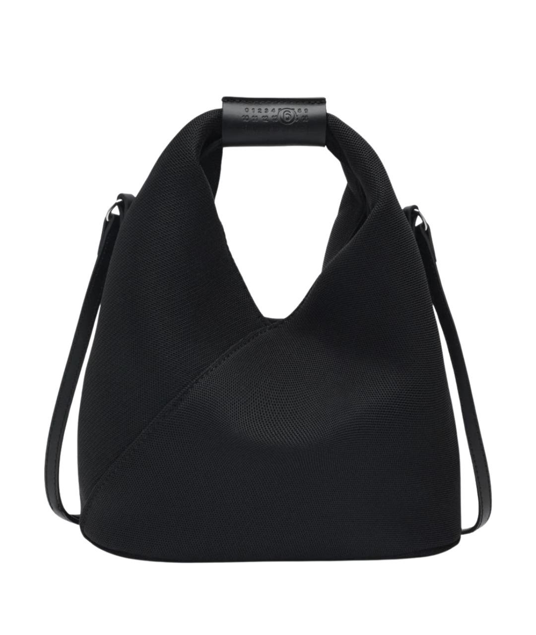 MM6 MAISON MARGIELA Черная синтетическая сумка тоут, фото 1