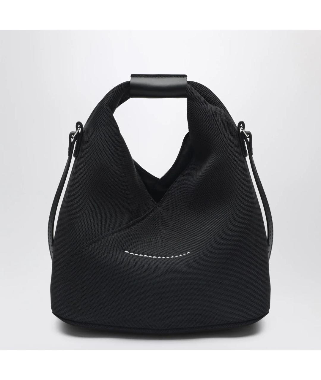 MM6 MAISON MARGIELA Черная синтетическая сумка тоут, фото 2