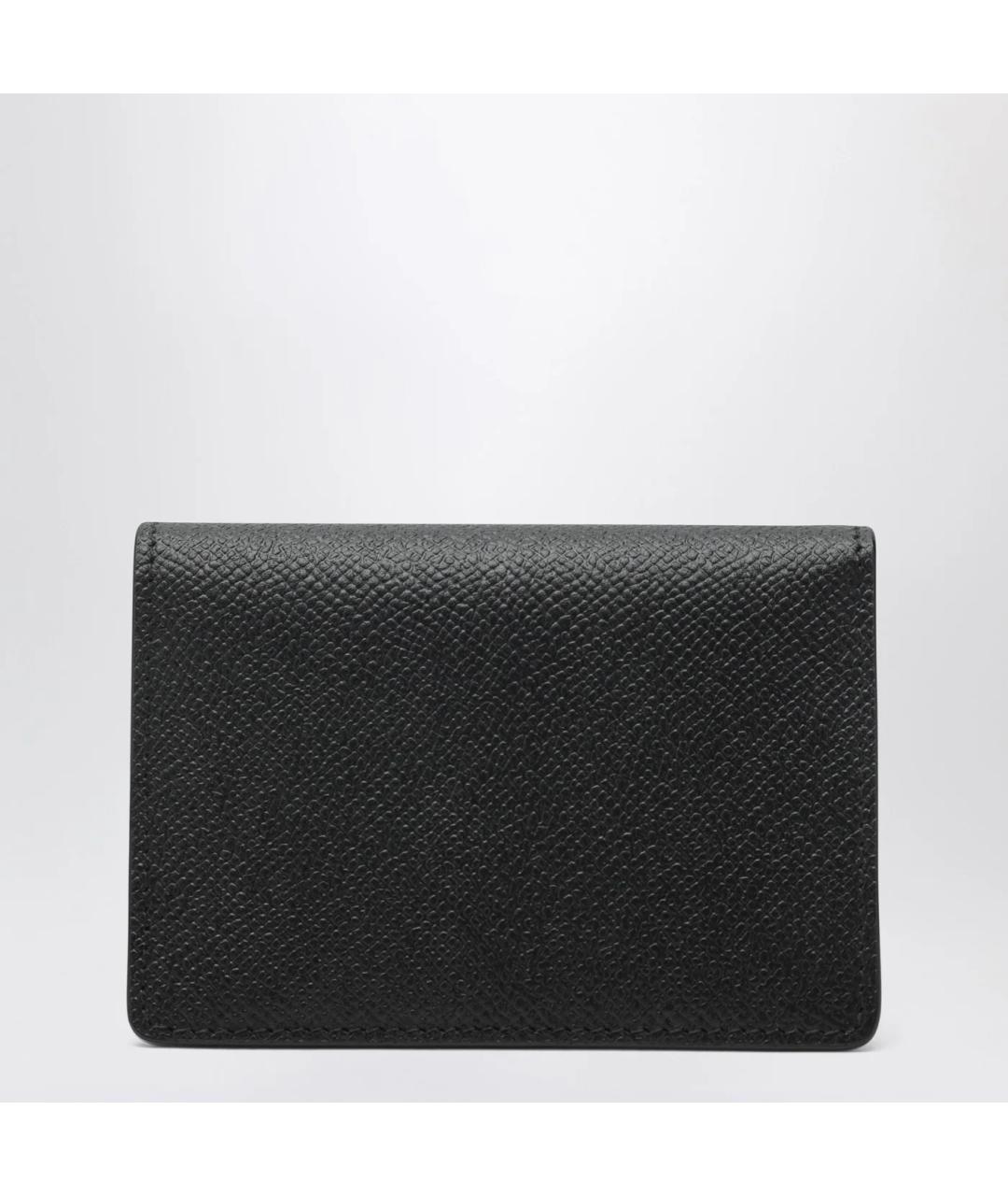 MAISON MARGIELA Черный кожаный кардхолдер, фото 2