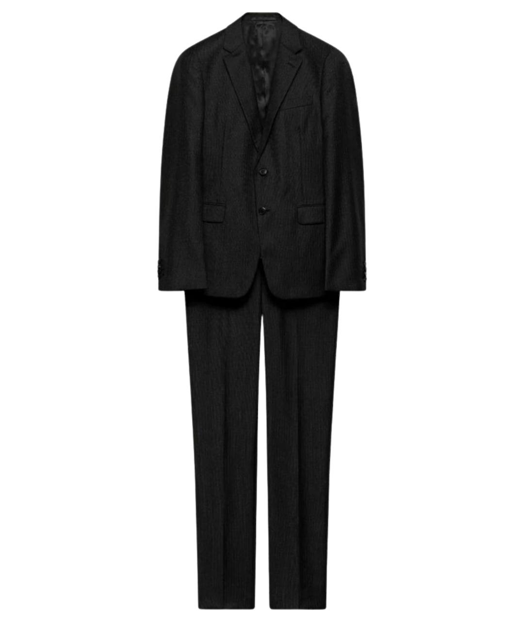 PRADA Антрацитовый классический костюм, фото 1