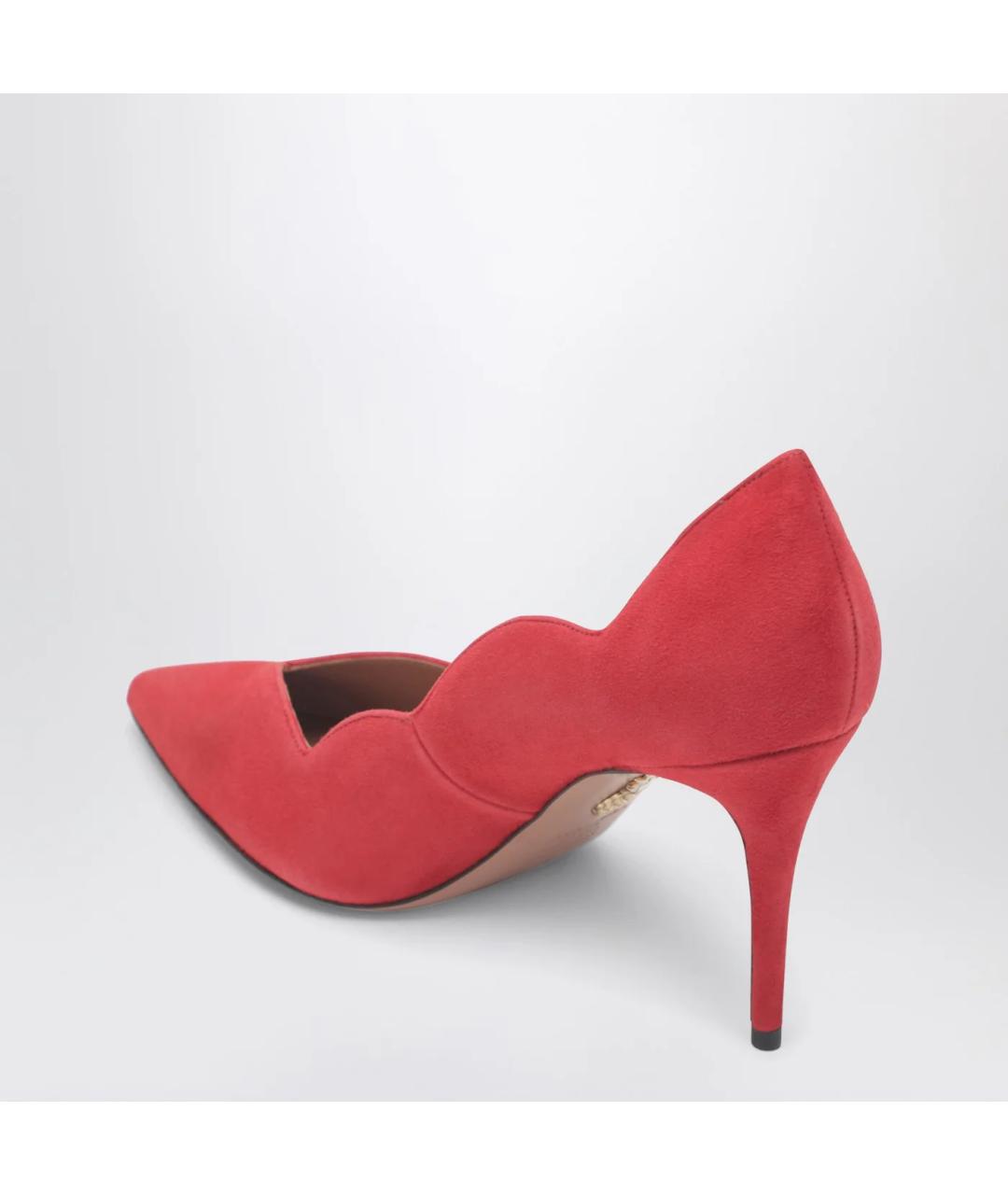 AQUAZZURA Красные замшевые туфли, фото 2