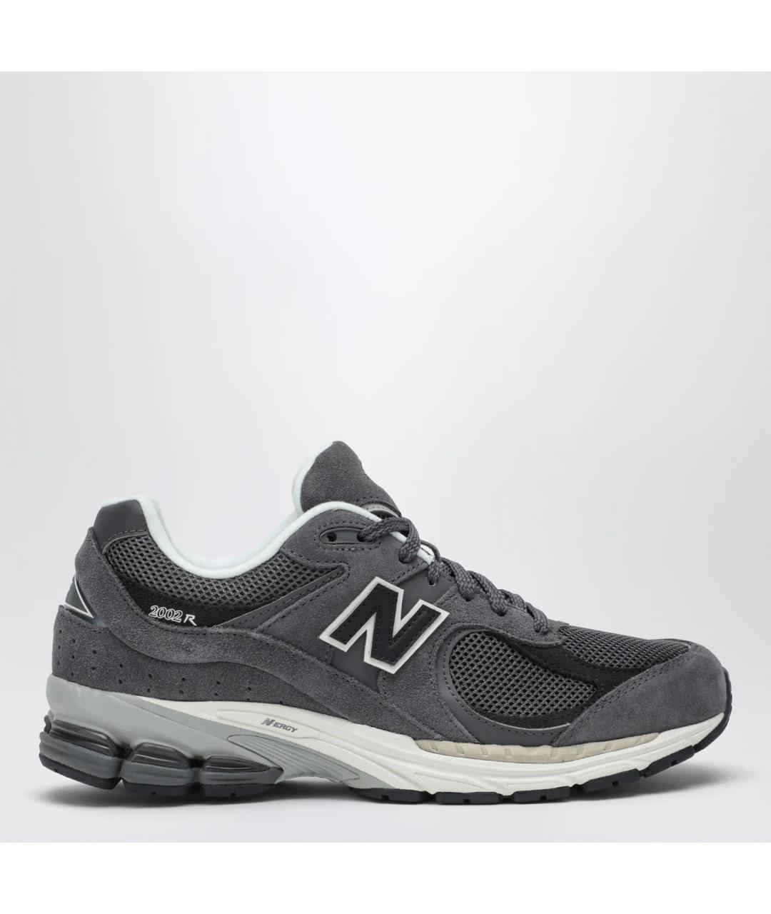NEW BALANCE Серые замшевые кроссовки, фото 3