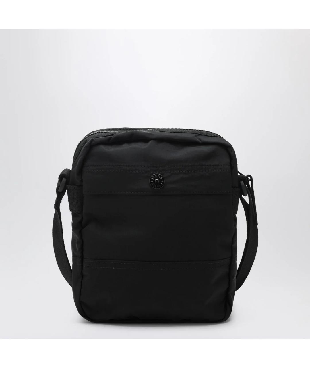 STONE ISLAND Черная синтетическая сумка на плечо, фото 2
