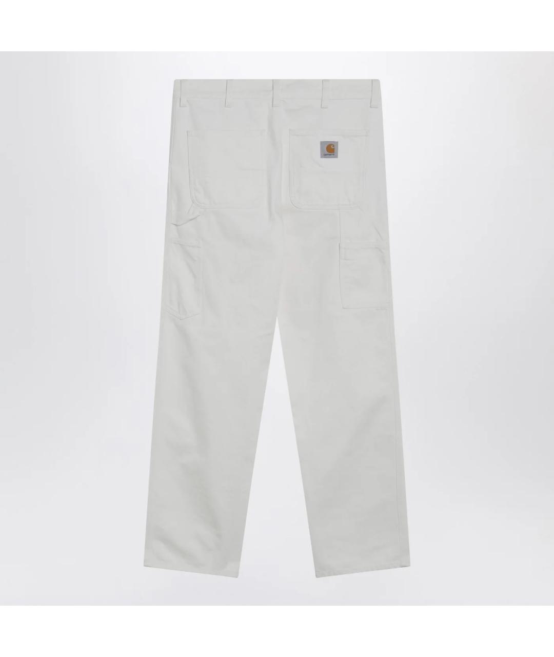 CARHARTT WIP Белые деним повседневные брюки, фото 2