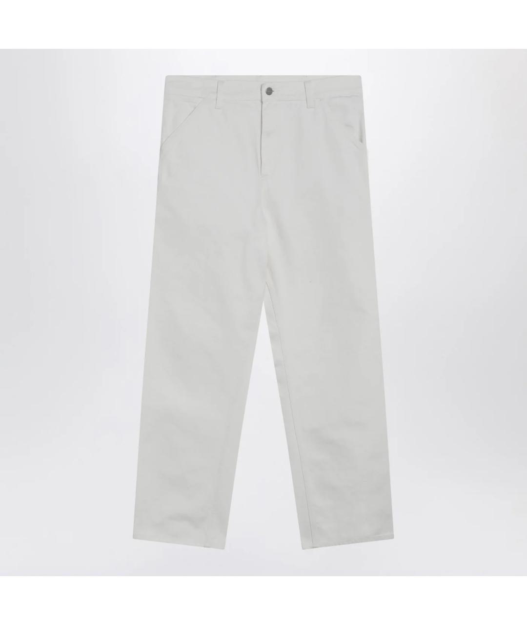 CARHARTT WIP Белые деним повседневные брюки, фото 3