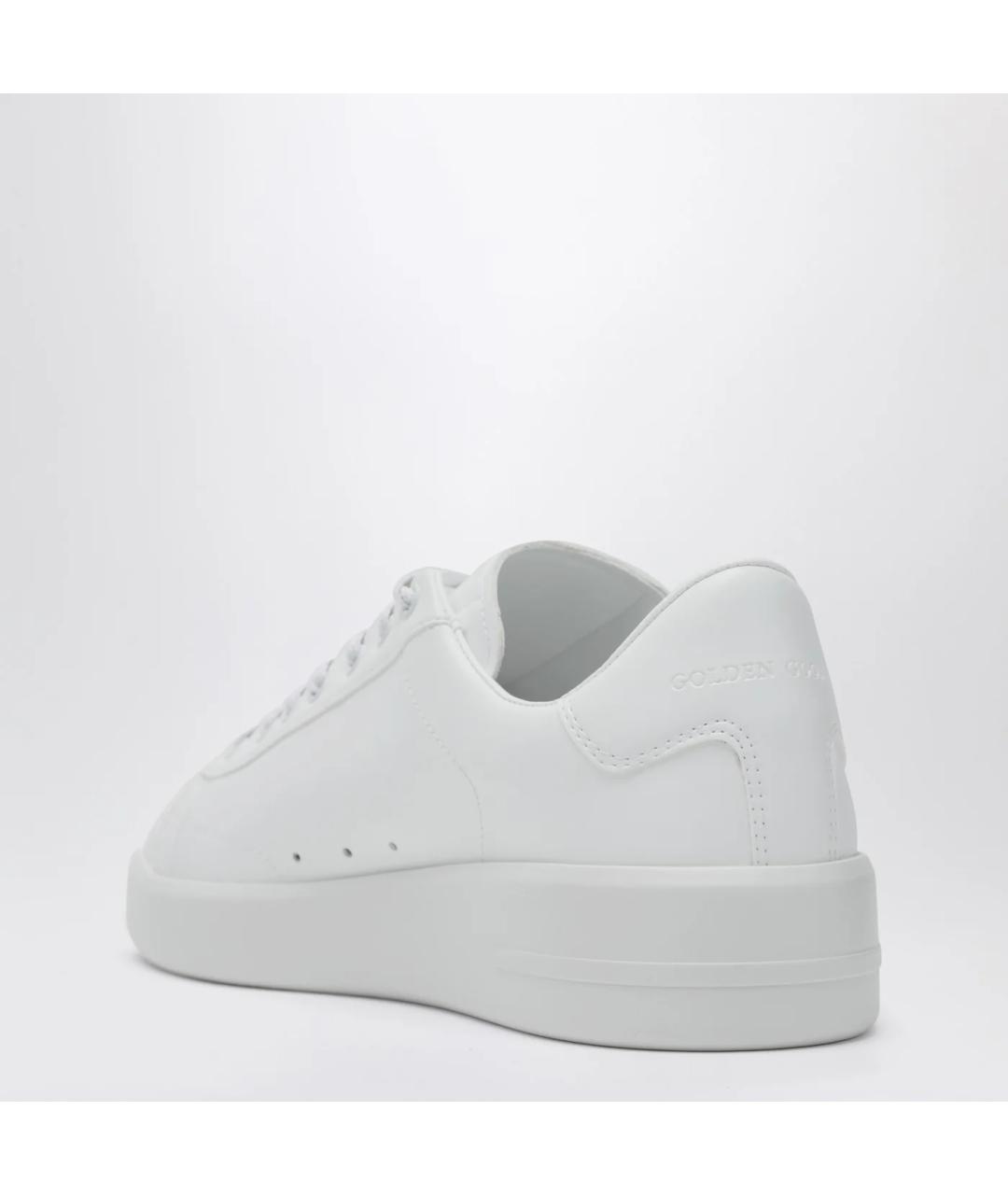 GOLDEN GOOSE DELUXE BRAND Белые кожаные низкие кроссовки / кеды, фото 2