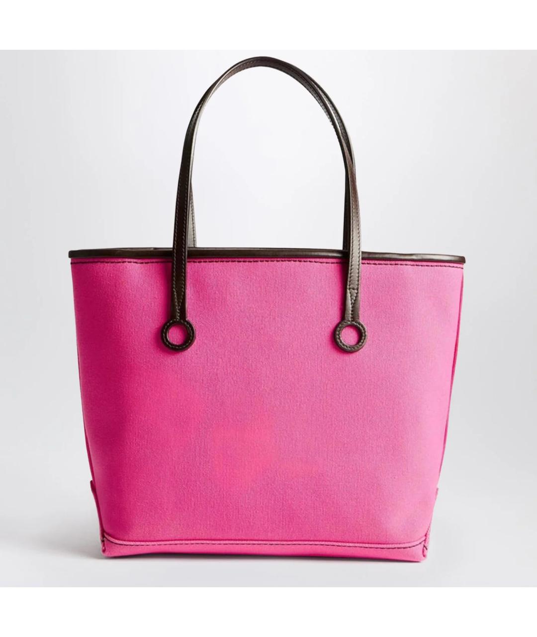 J.W.ANDERSON Розовая хлопковая сумка тоут, фото 2