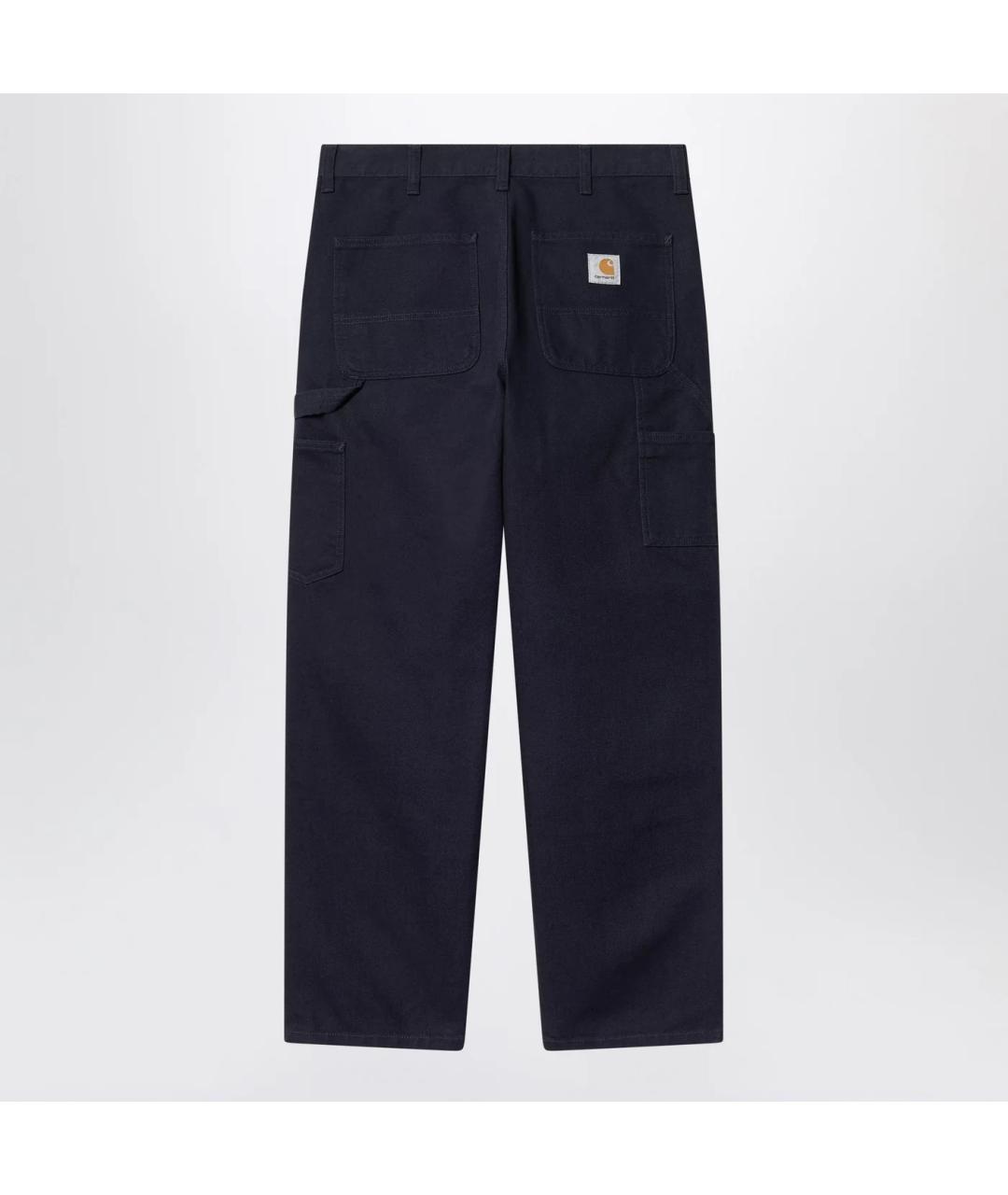 CARHARTT WIP Темно-синие хлопковые повседневные брюки, фото 2