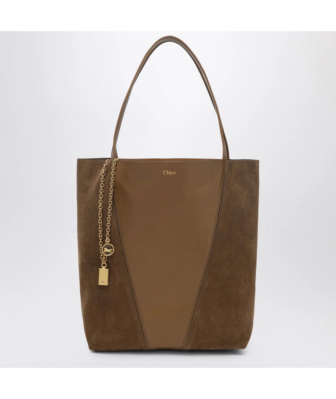 CHLOE Мульти замшевая сумка тоут, фото 3