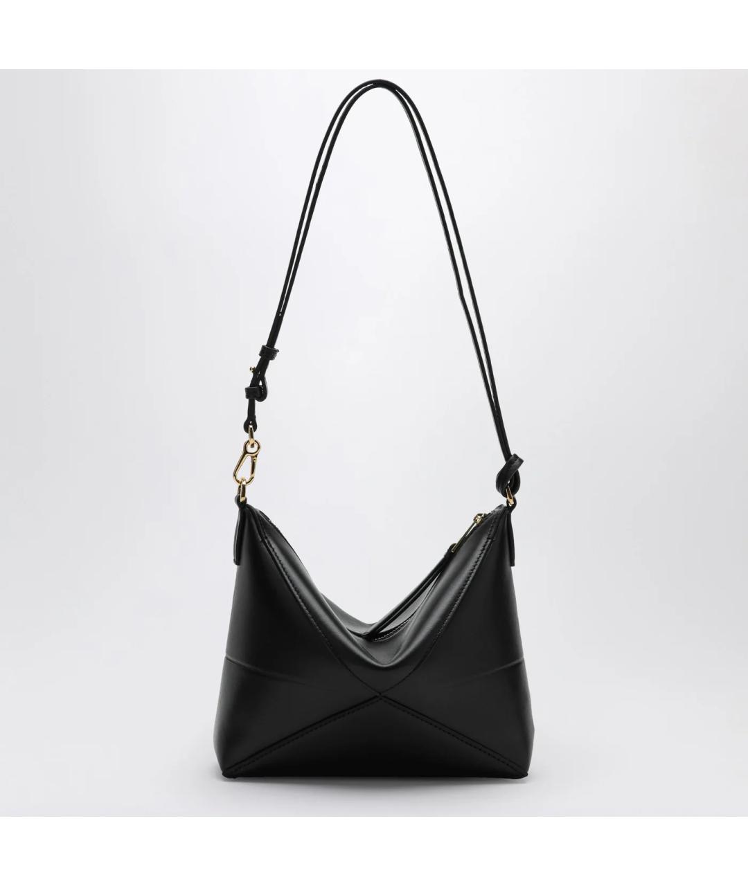 LOEWE Черная кожаная сумка через плечо, фото 2