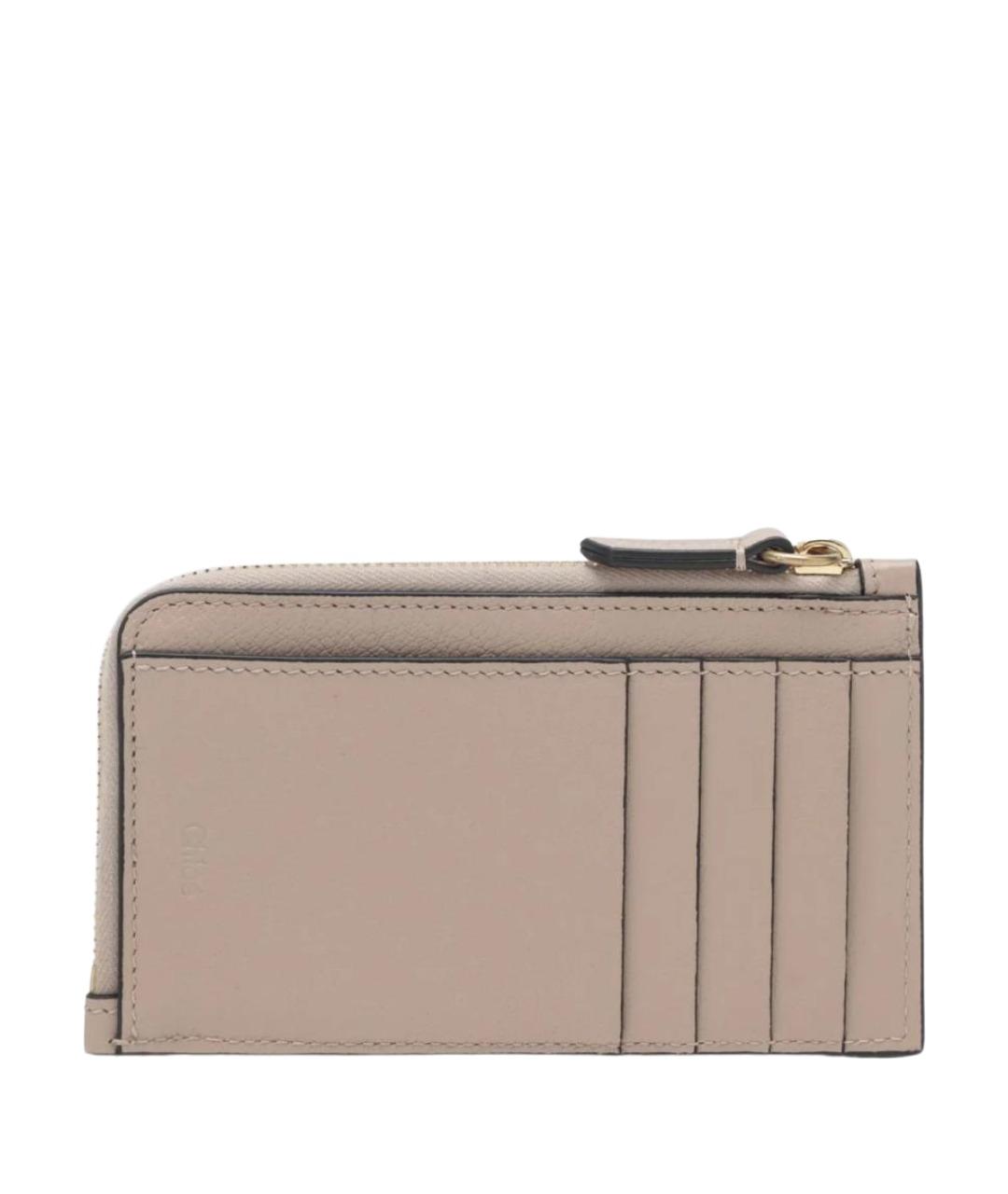 CHLOE Розовый кожаный кошелек, фото 2