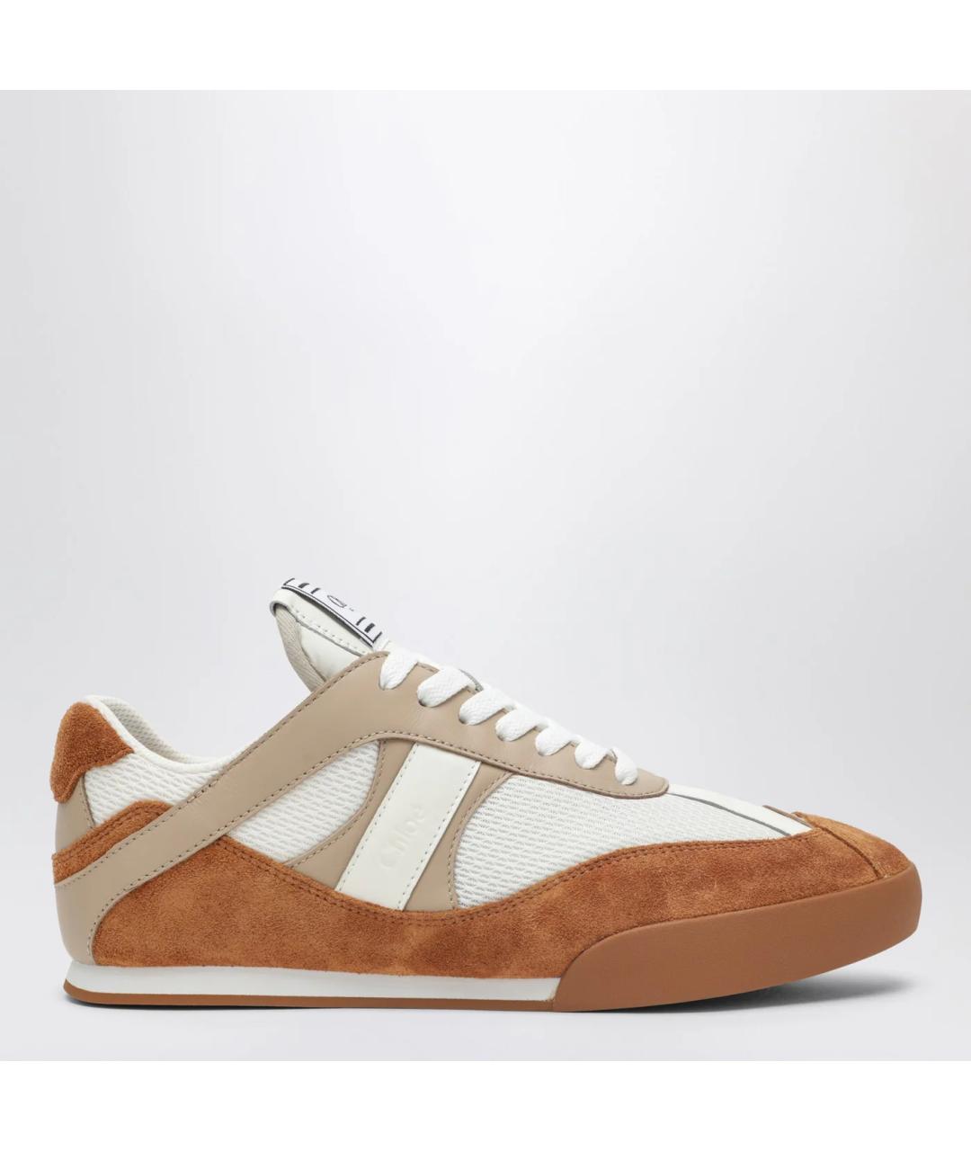 CHLOE Коричневые синтетические кроссовки, фото 3