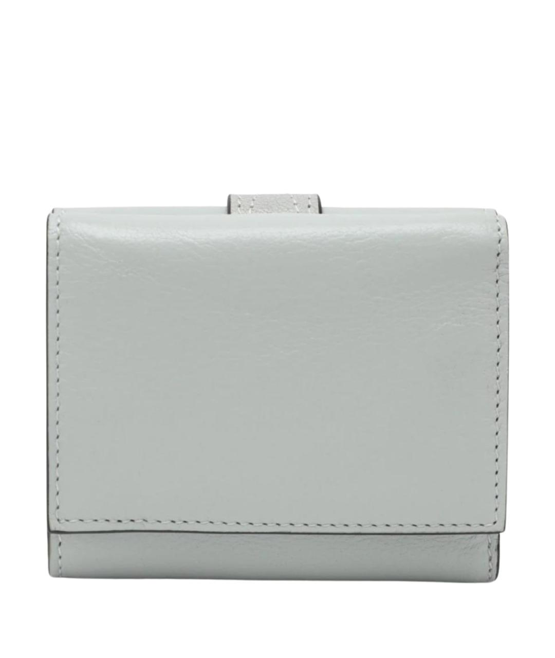 CHLOE Голубой кожаный кошелек, фото 2