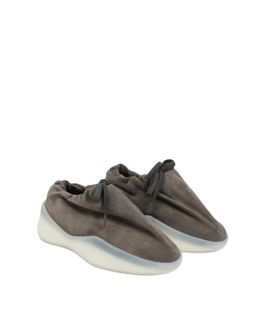 FEAR OF GOD Коричневые замшевые низкие кроссовки / кеды, фото 3