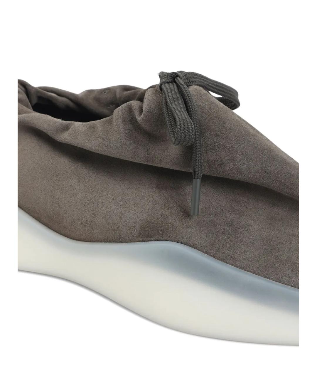 FEAR OF GOD Коричневые замшевые низкие кроссовки / кеды, фото 4