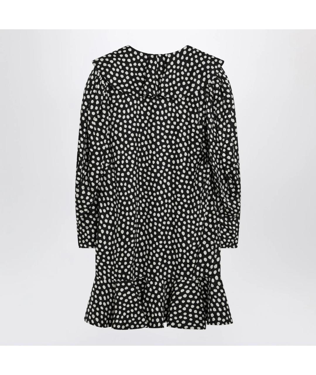 CHLOE Черное шелковое повседневное платье, фото 2