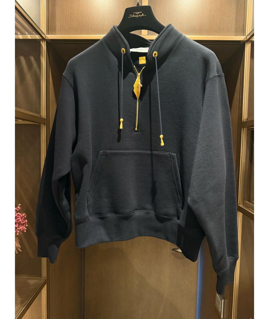 SCHIAPARELLI Черный хлопковый джемпер / свитер, фото 5